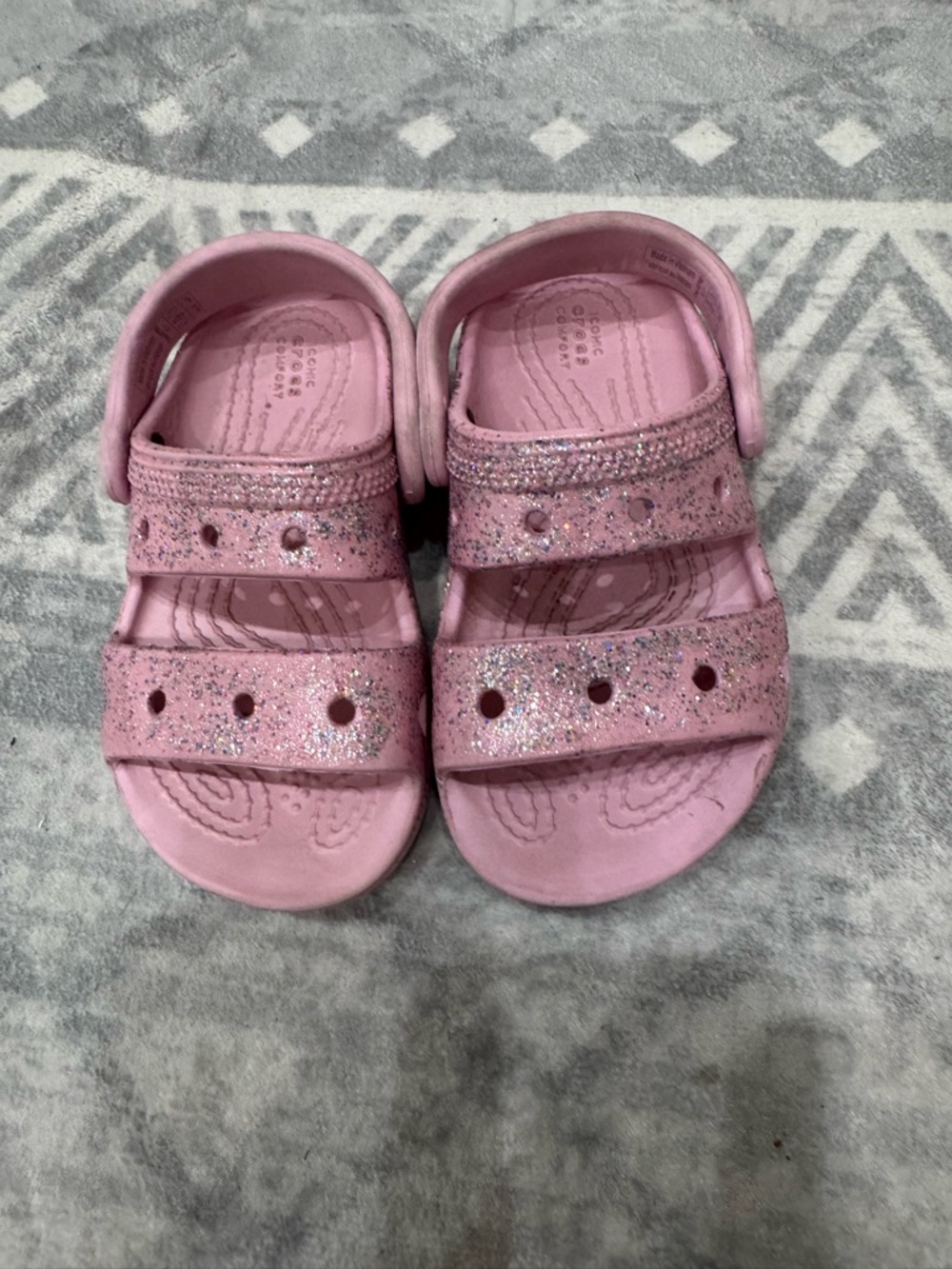Crocs Toddler Glitter Clog C7
